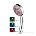 ABS material colorful led shower head in china